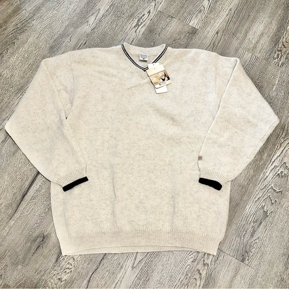 Columbia Other - NWT COLUMBIA Vintage 100% Shetland wool knit pullover sweater grey mens XXL 2XL